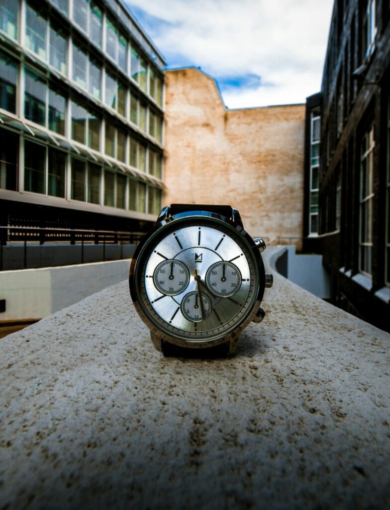 luxury Rolex watch making time