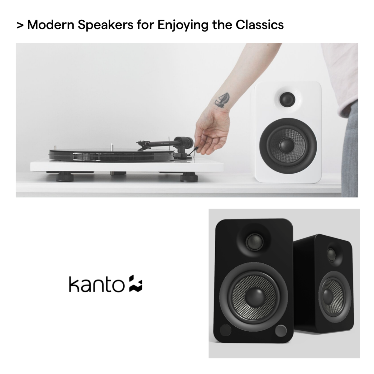 kanto audio speakers father's day advanced essentials gift guide