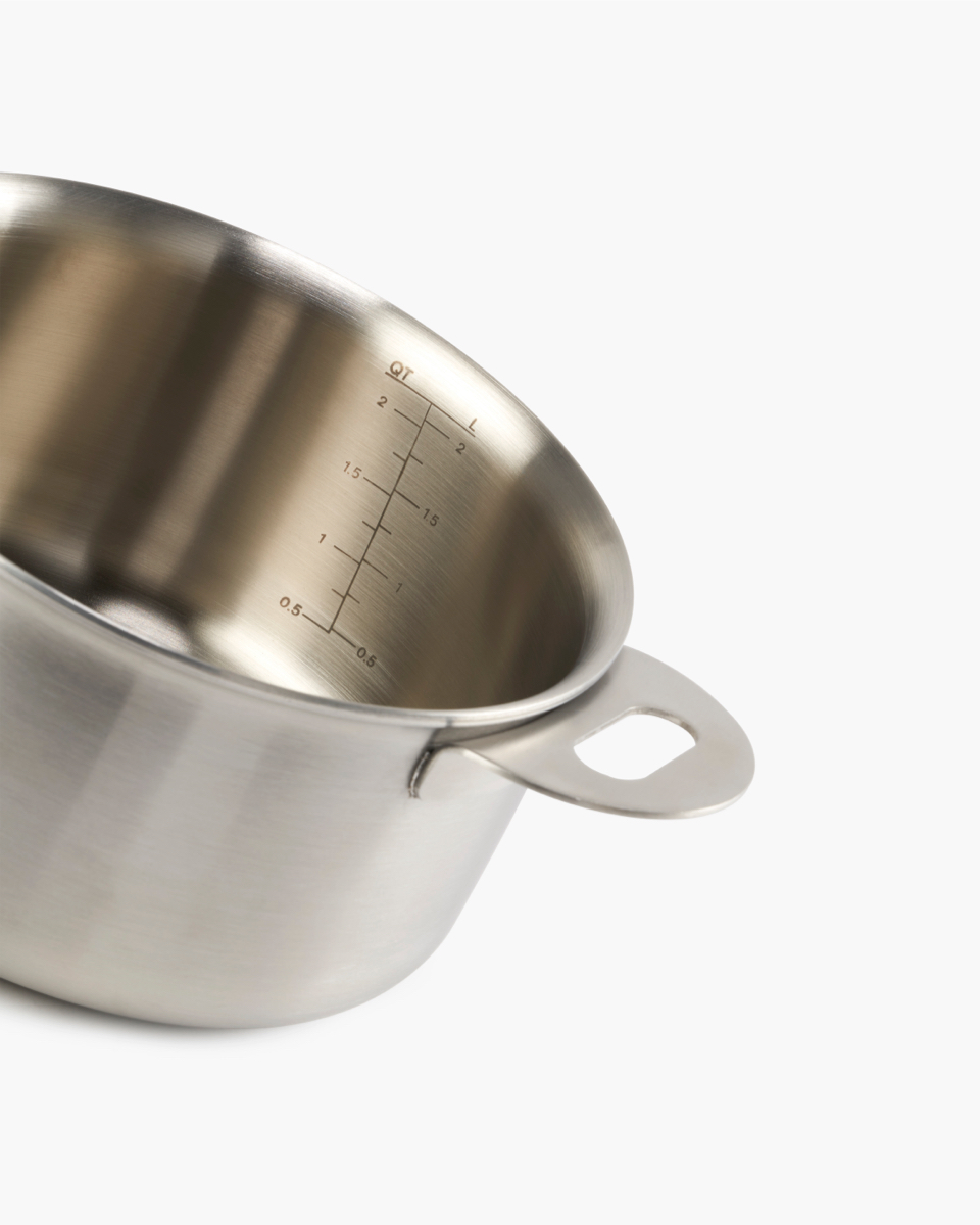 Small Saucepan Fully Clad Stainless Steel and Aluminum