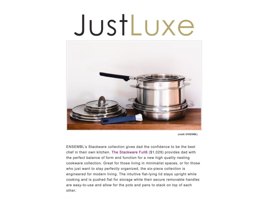 JustStackware JustLuxe Feature luxe hero image