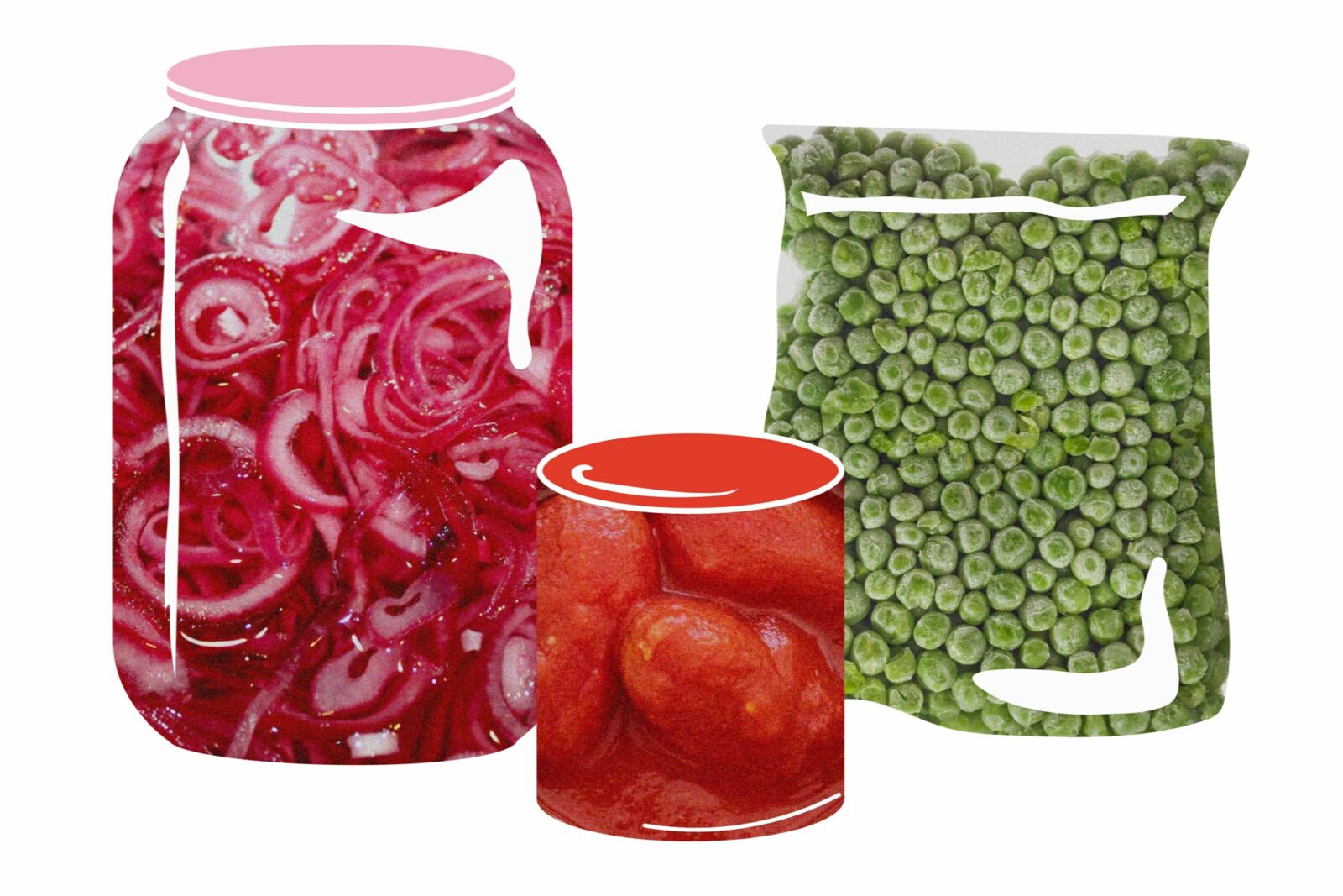 Canned frozen and fermented vegetables reduce food waste