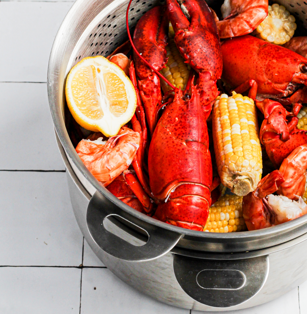 Lobster Shrimp Corn Boil