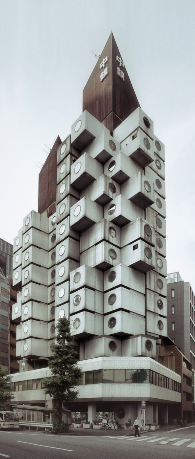 Nakagin Capsule Tower, Shimbashi, Tokyo, Japan